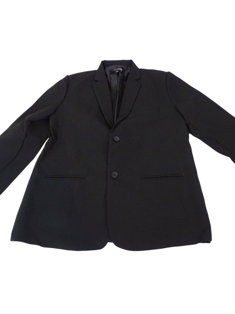 Gino Giovanni Black Blazer Jacket Boys Size 10 Long Sleeve 2-Button Formal Party